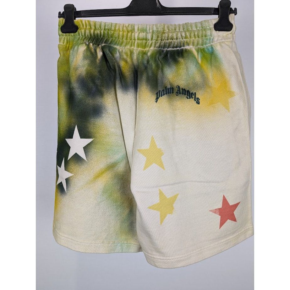 Palm Angels o1rshd1 Q: 2 / Sprayed Stars Vint Sweat Short in Multicolor Size US 30 / EU 46 - 12 Thumbnail