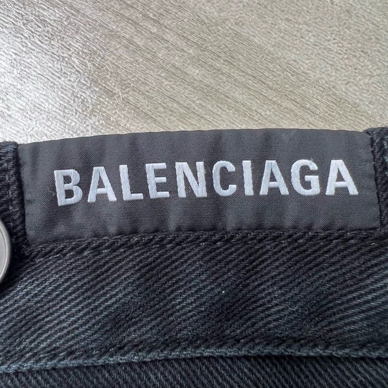 Balenciaga Balenciaga Deconstructed black water-washed distressed den Size US XS / EU 42 / 0 - 8 Thumbnail