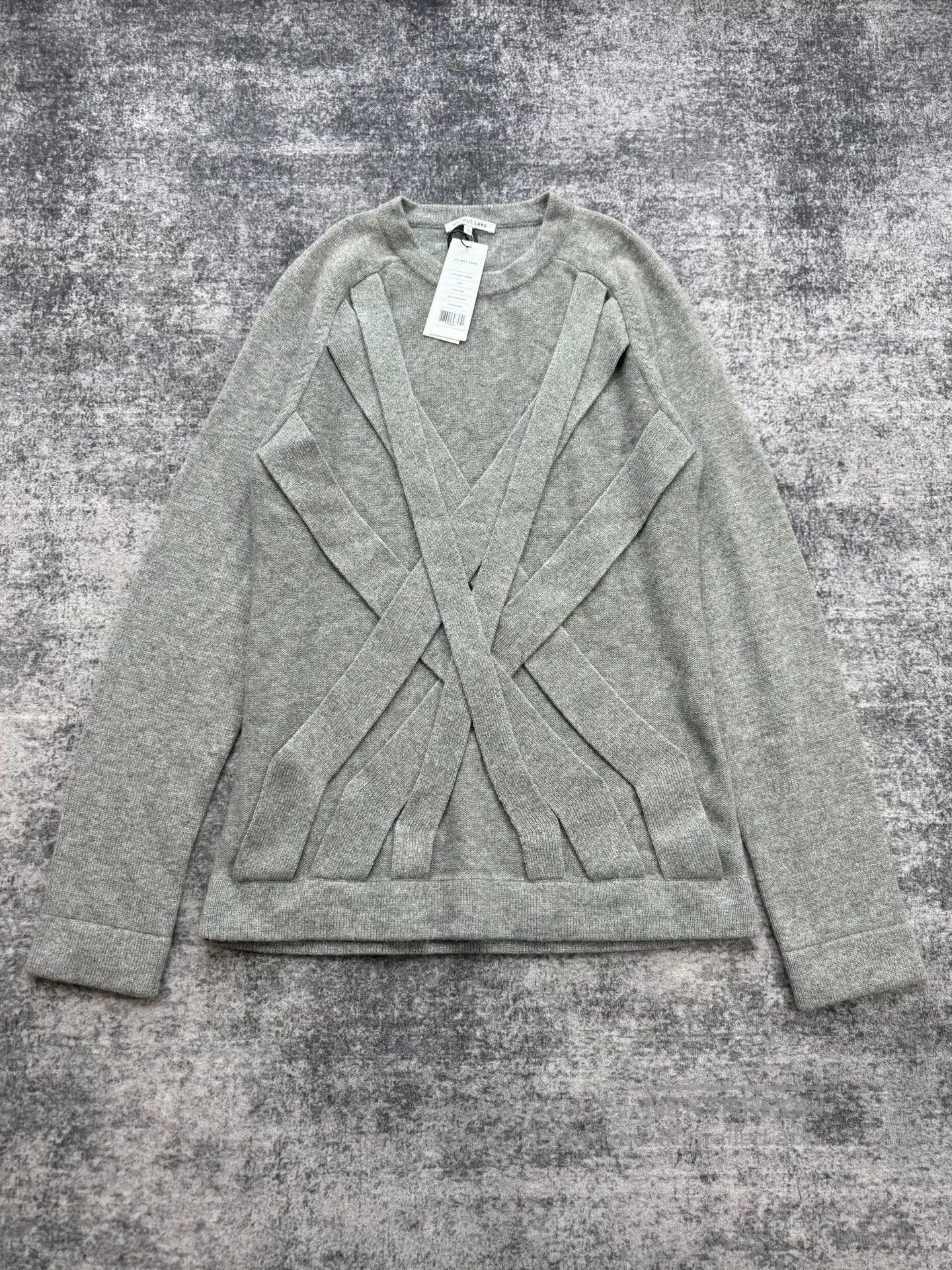 Helmut Lang HELMUT LANG Lace-Up Cashmere Sweater| Size S / US 4 / IT 40 - 1 Thumbnail