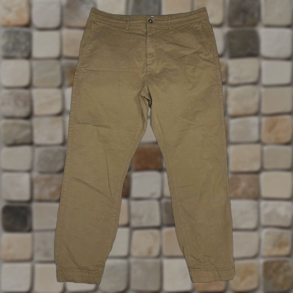 Flint And Tinder Flint And Tinder Pants Mens 36 Tan Brown Cotton Tapered Chino Casual Size US 36 / EU 52 - 1 Thumbnail