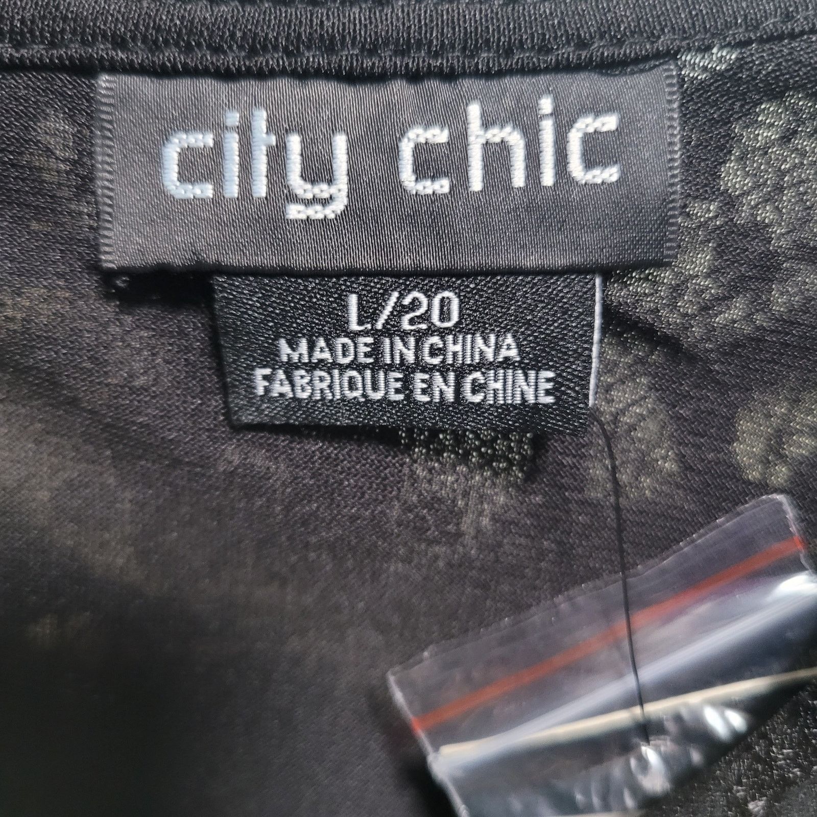 Designer NWT City Chic Black Nora Lace Mini Dress Pockets Large 20 Size L / US 10 / IT 46 - 8 Thumbnail