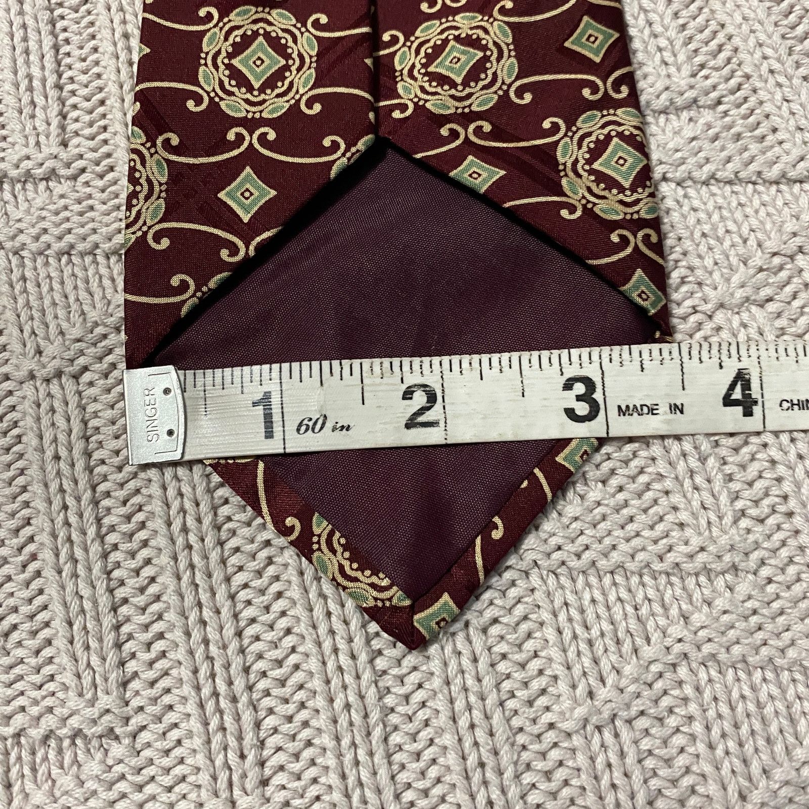 Polo Ralph Lauren Polo Ralph Lauren maroon tie Size ONE SIZE - 5 Thumbnail