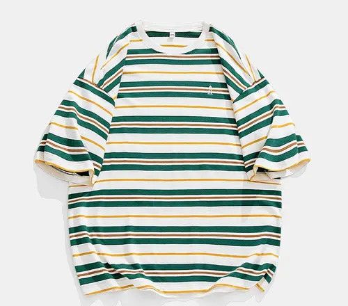 VIBE New Loose Stripe T-shirt Contrast Size US L / EU 52-54 / 3 - 6 Thumbnail