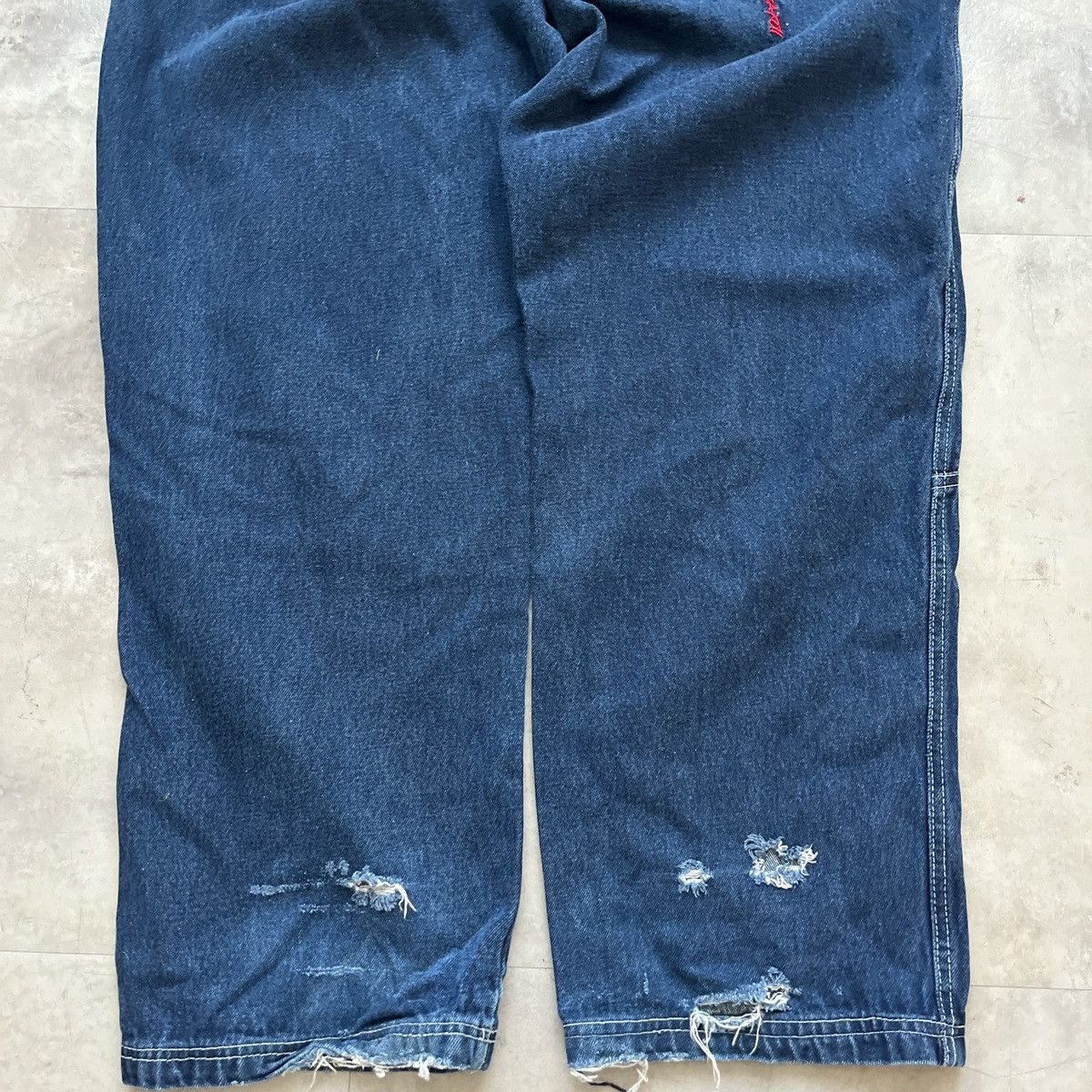 Fubu × Vintage Y2K Vintage Dark Wash Fubu Baggy Jeans Size US 36 / EU 52 - 6 Thumbnail