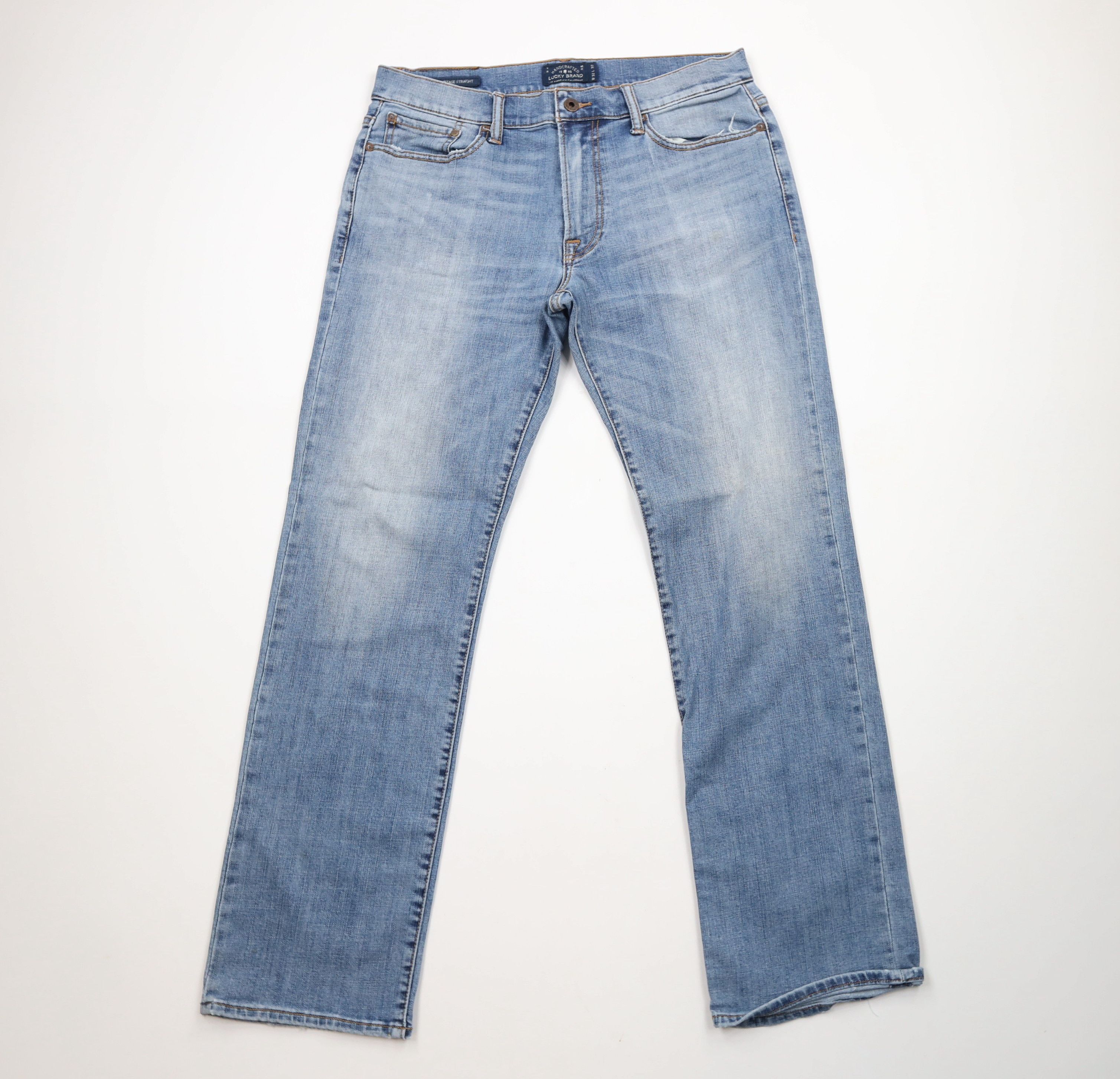 Lucky Brand × Vintage Vintage Lucky Brand 363 Vintage Straight Leg Denim Jeans Size US 32 / EU 48 - 1 Thumbnail