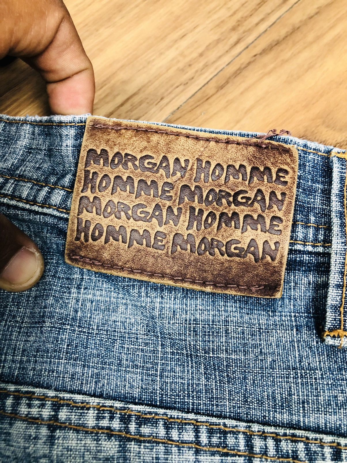Morgan Homme Morgan Homme Distressed Jeans (33) Size US 30 / EU 46 - 22 Thumbnail