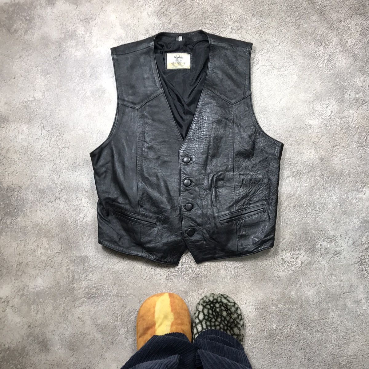 Japanese Brand VINTAGE Y2K LEATHER JACKET JAPAN CASUAL STREETWEAR 90s Size US XL / EU 56 / 4 - 1 Thumbnail