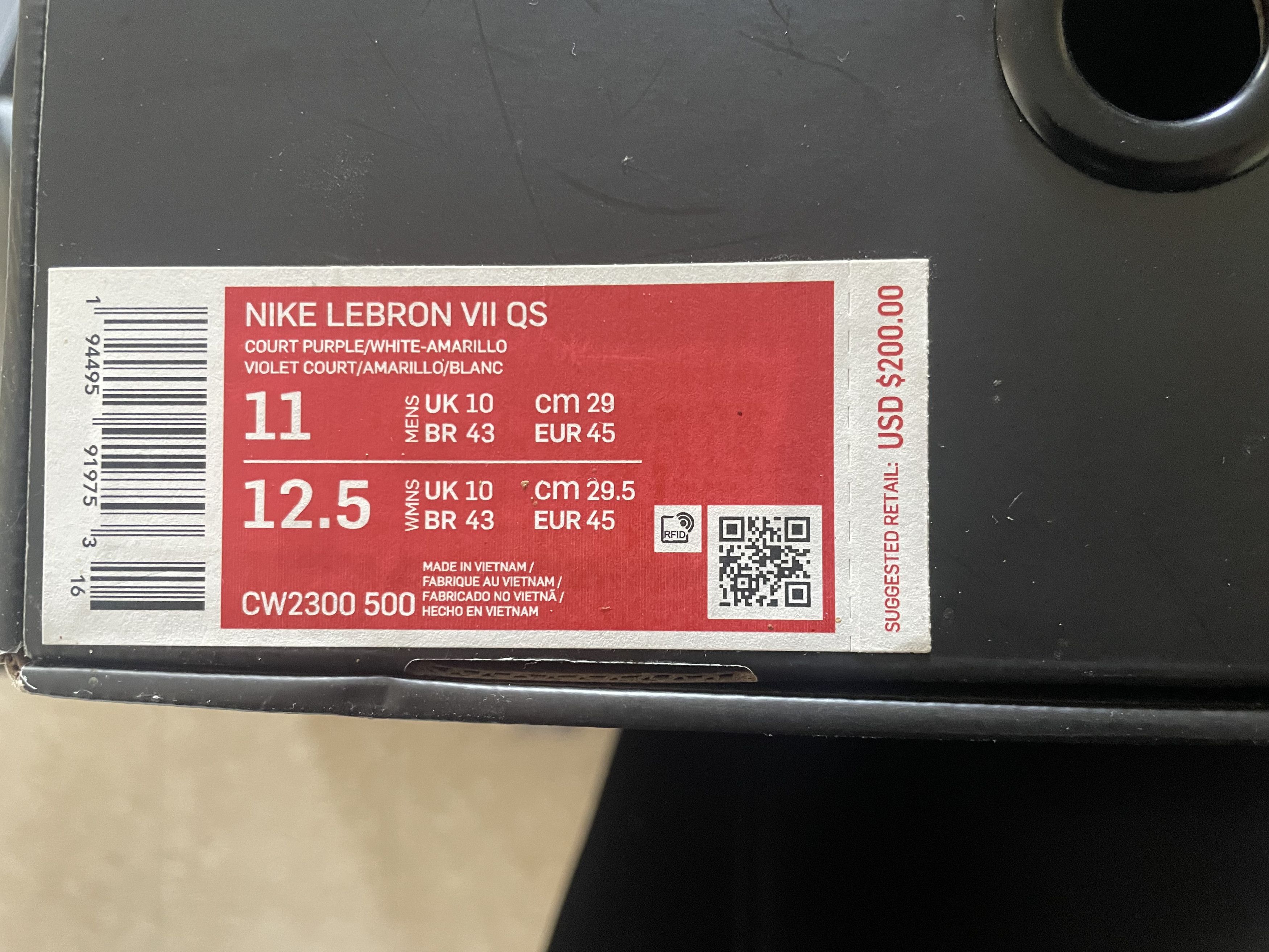 Nike Nike Lebron 7 "MEDIA DAY" Brand New, Size 11M/12.5W Size US 11 / EU 44 - 8 Thumbnail