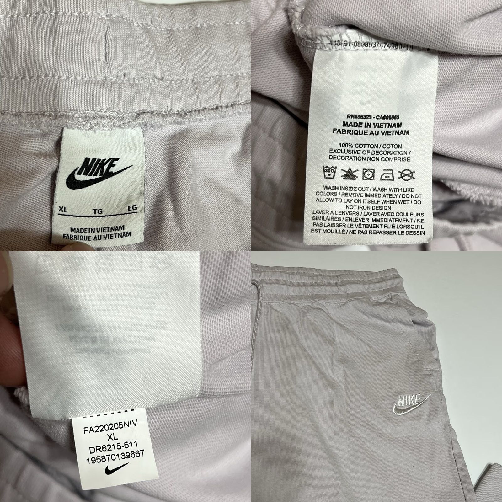 Nike Nike Pants Women XL Light Pink Sportswear Essential Fleece Jogger DR6215 511 Size 40" / US 18 - 8 Thumbnail
