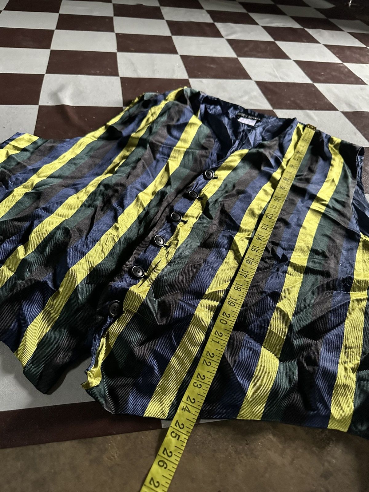 Issey Miyake aw2011 Issey Miyake multicolor stripes vest super design Size US M / EU 48-50 / 2 - 12 Thumbnail