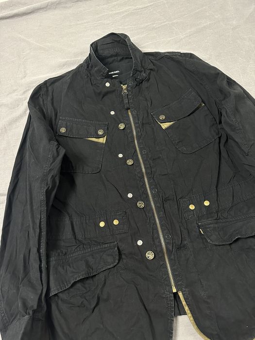 Diesel Y2K Vintage Diesel Faded Jacket Archive Japanese Style