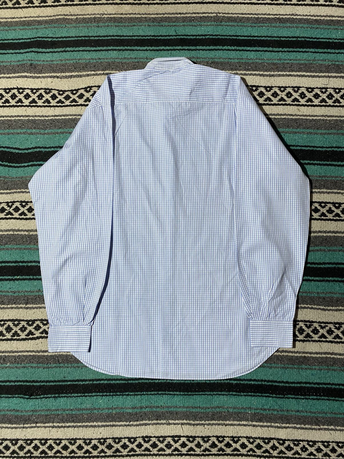 Comme des Garcons Homme Comme des Garcons Shirt Blue Gingham Button Down Shirt Size US S / EU 44-46 / 1 - 3 Thumbnail