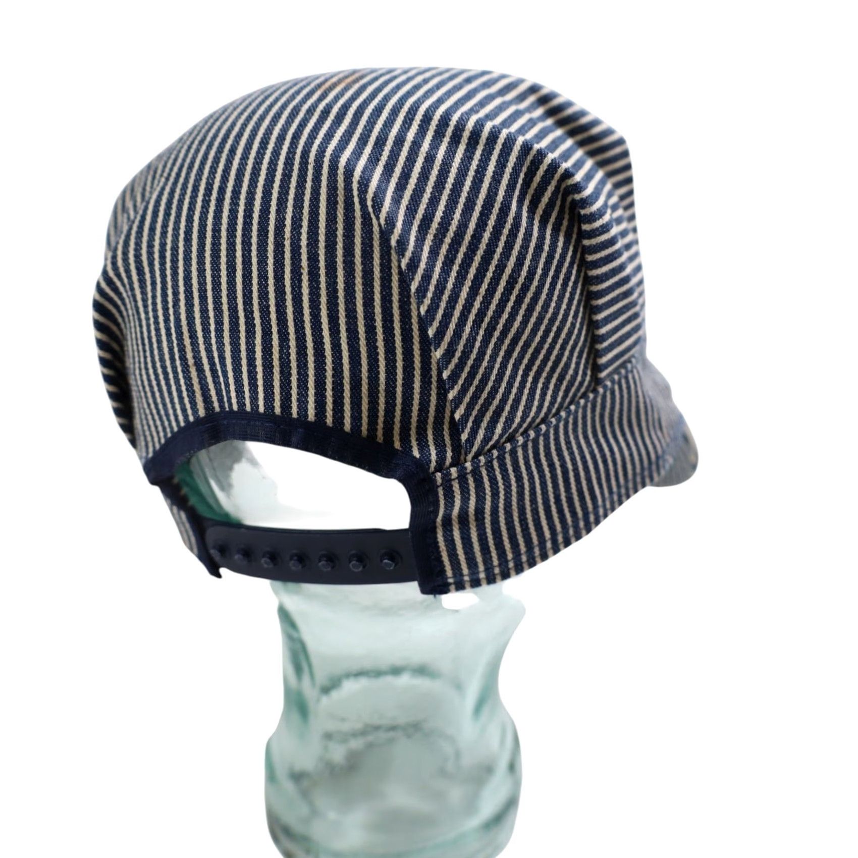 Vintage VINTAGE OshKosh B’Gosh Train Conductor Snapback Hat Mens OS Blue Snapback Hats Size ONE SIZE - 6 Thumbnail