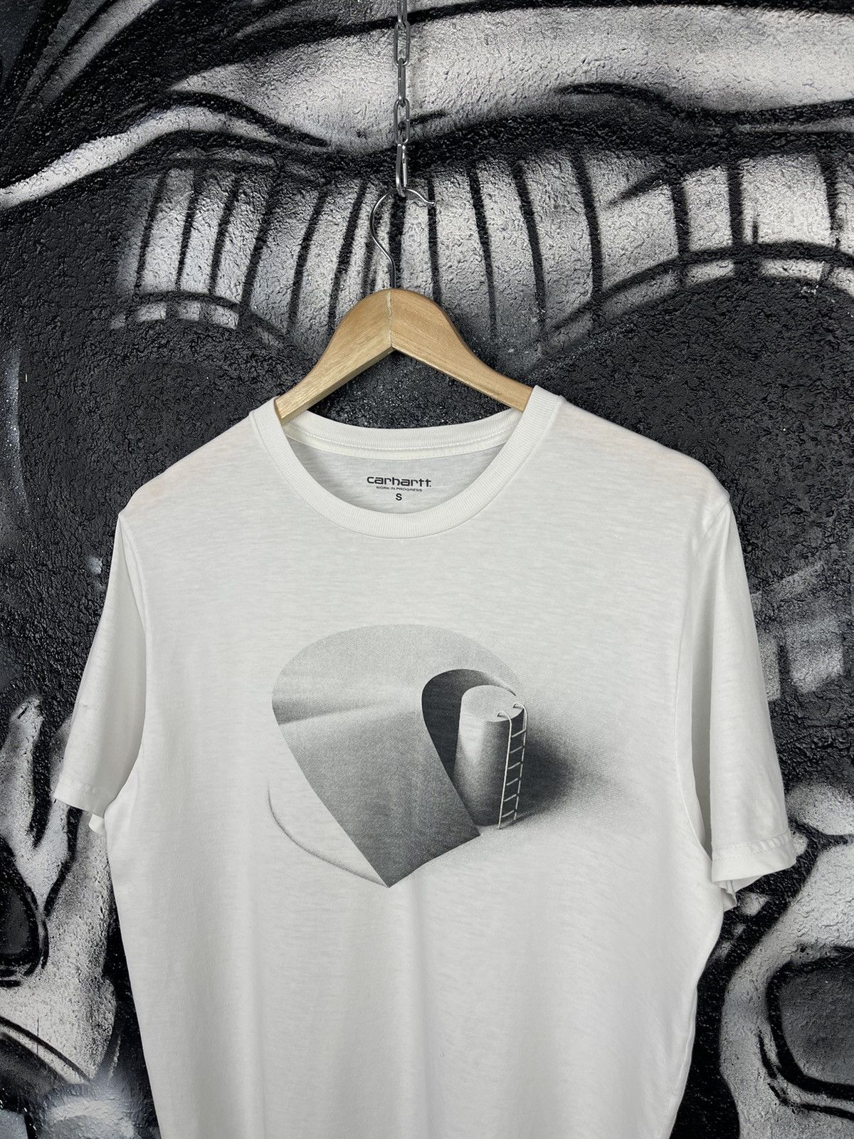 Carhartt Carhartt WIP Y2K S/S C Ramp Logo White T-Shirt Men’s Size S Size US S / EU 44-46 / 1 - 1 Thumbnail
