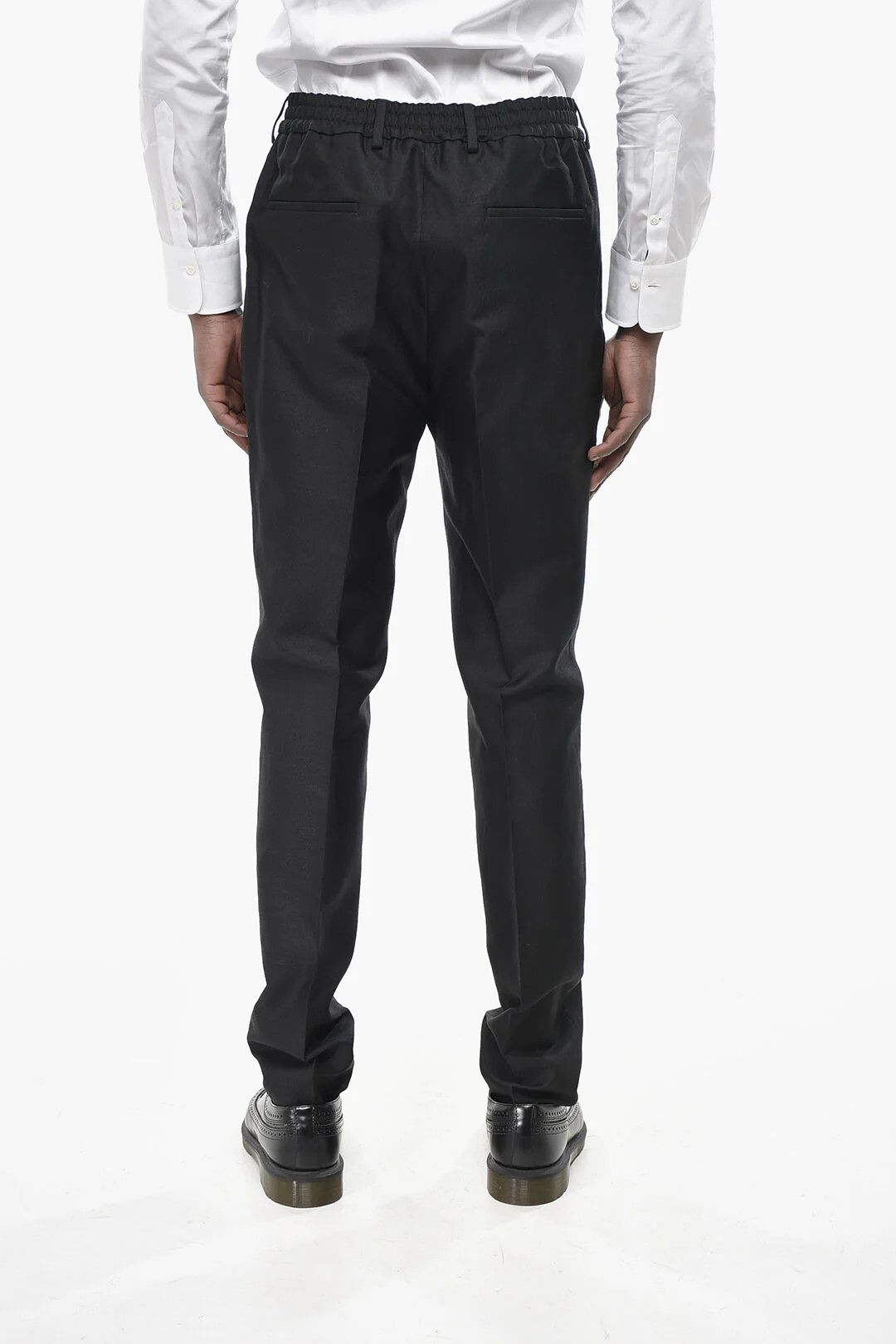 Fendi og1mm0426 Single-Pleat Pant in Black Size US 32 / EU 48 - 2 Thumbnail