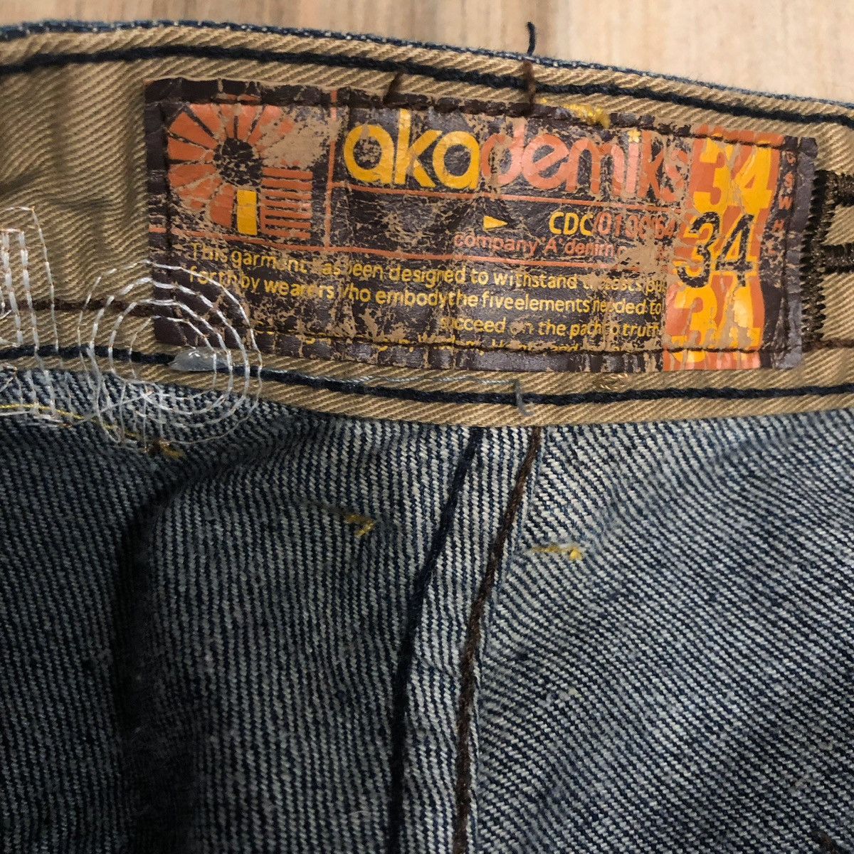 Akademiks × Travis Scott × Vintage Y2K Baggy Akademiks Jeans Size US 34 / EU 50 - 4 Thumbnail