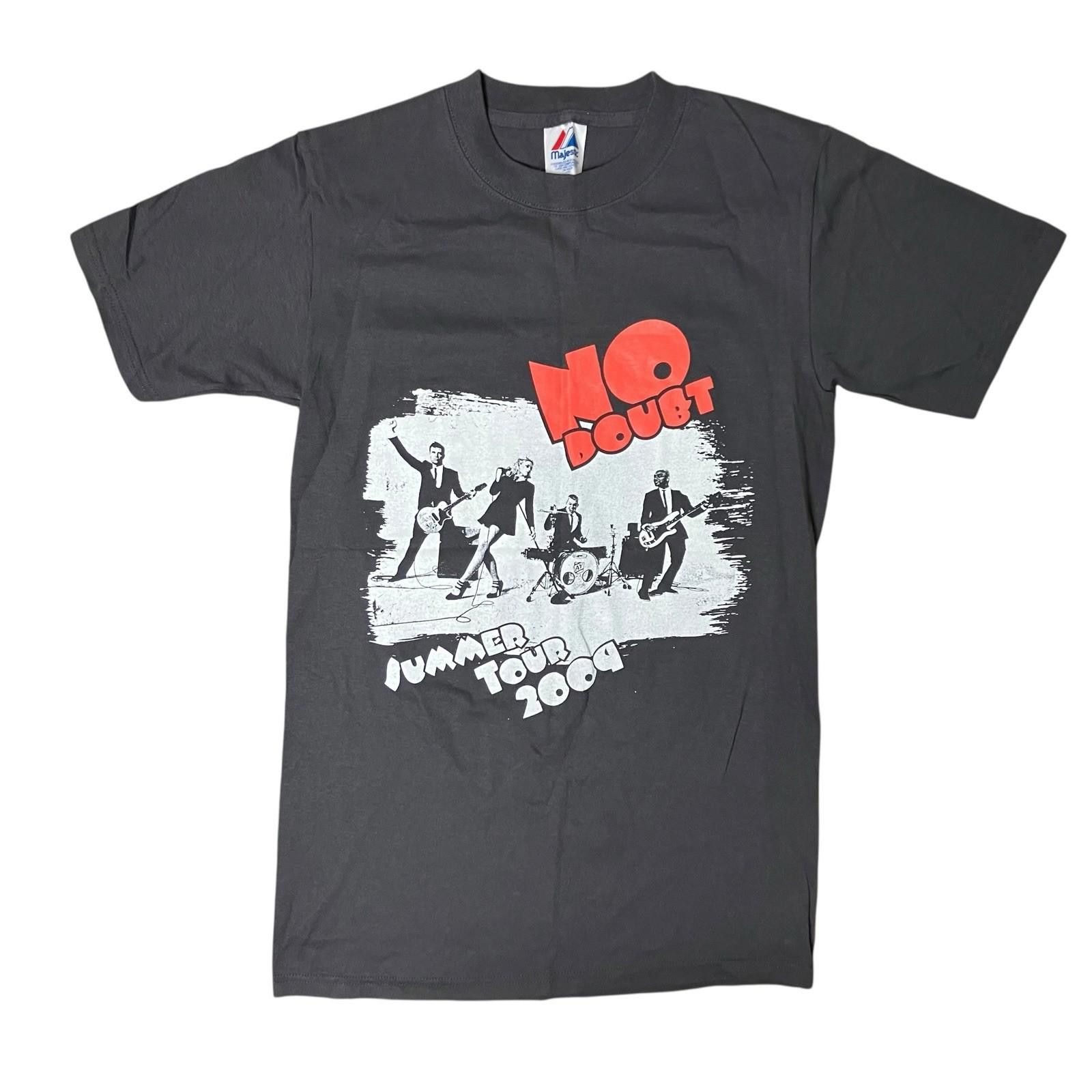 Majestic No Doubt T-Shirt Mens S Grey Tour 2009 Grunge Band Rock Y2K Size US S / EU 44-46 / 1 - 1 Thumbnail