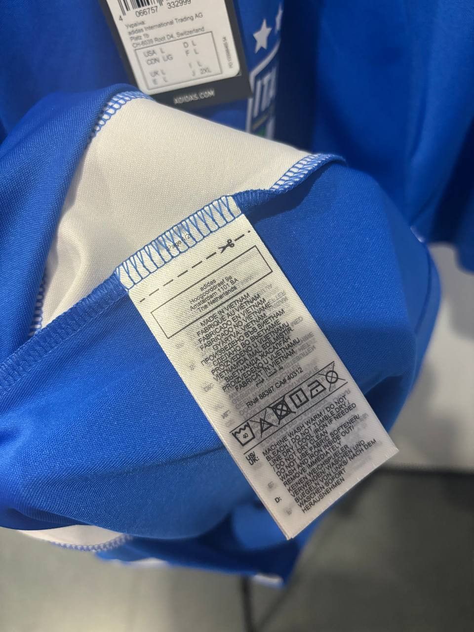 Adidas 2024 Adidas Italy Soccer Fan Home Jersey IQ0500 football Size US L / EU 52-54 / 3 - 5 Thumbnail