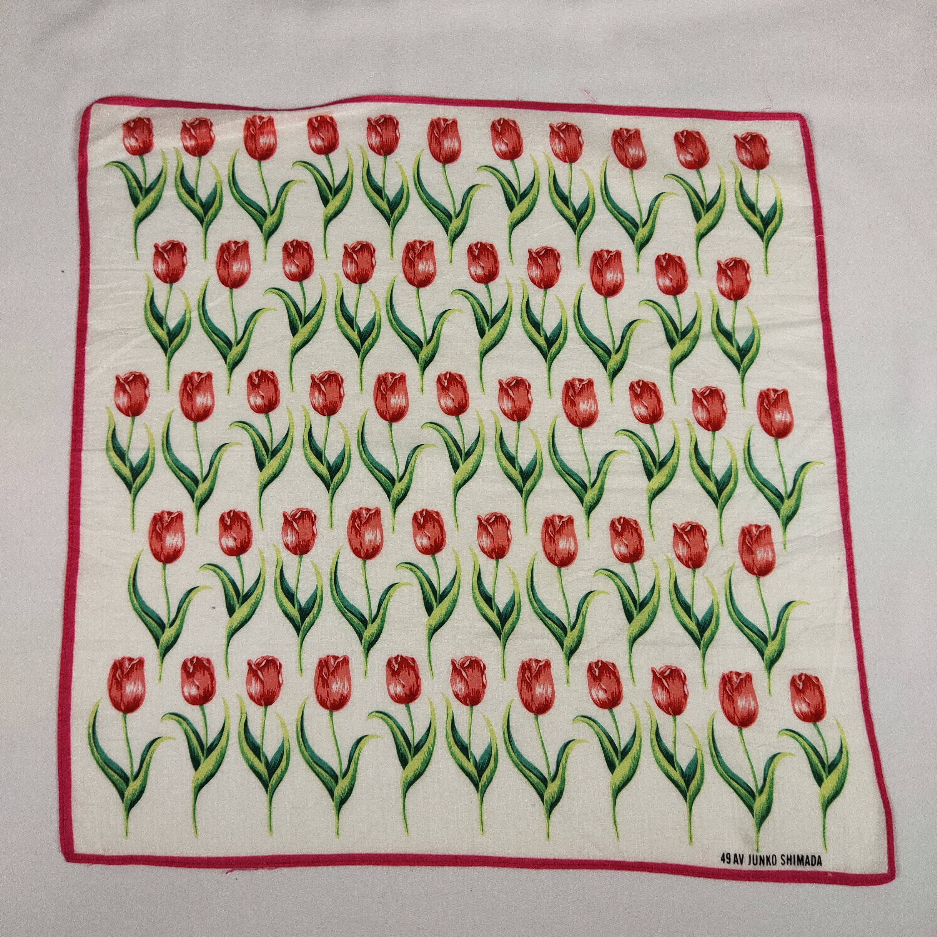 Junko Shimada × Vintage Junko Shimada Handkerchief / Neckerchief / Bandana FZ245 Size ONE SIZE - 3 Thumbnail
