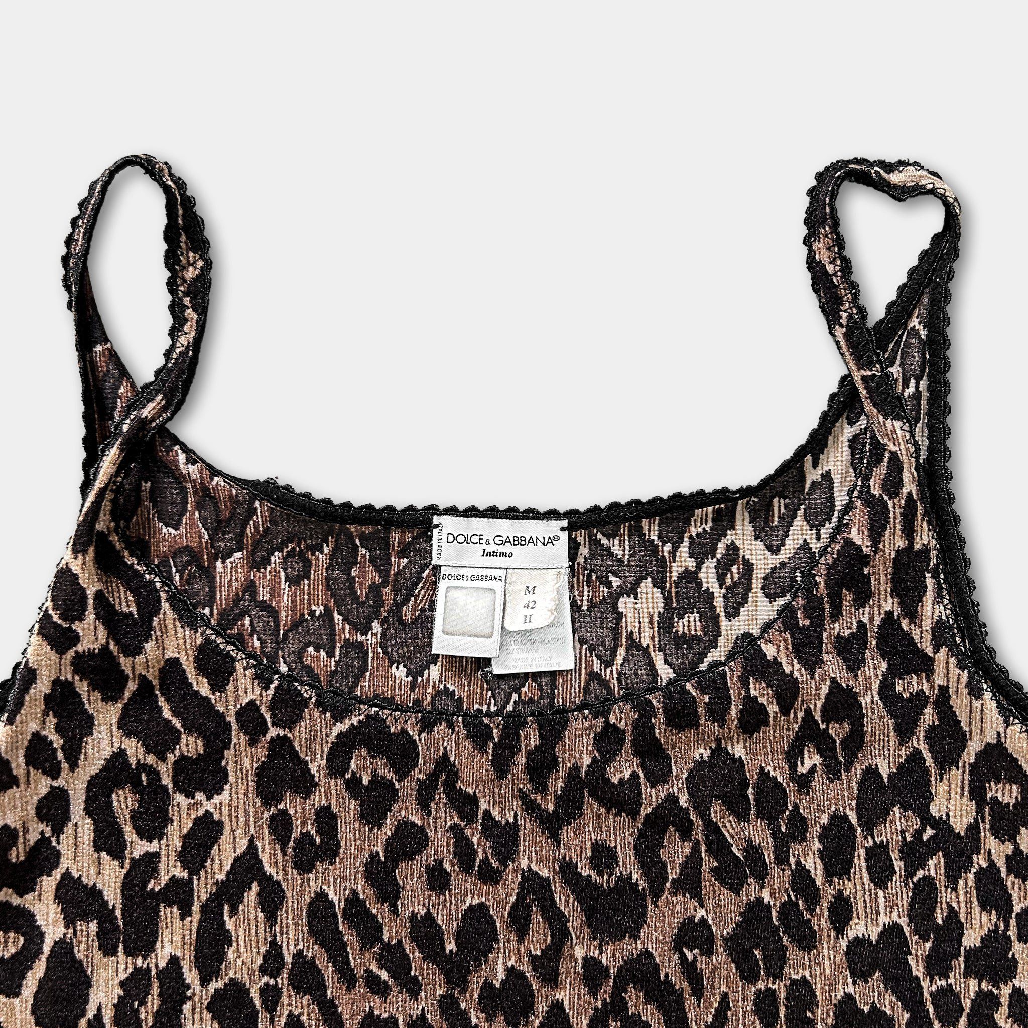 Dolce & Gabbana Dolce & Gabbana Animal Print Tank Top Size US M / EU 48-50 / 2 - 2 Thumbnail