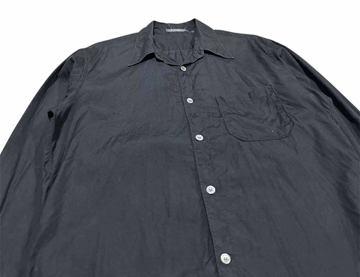 Yohji Yamamoto 🔥Rare Vintage LQ Yohji Yamamoto Black Shirt Size US L / EU 52-54 / 3 - 2 Thumbnail
