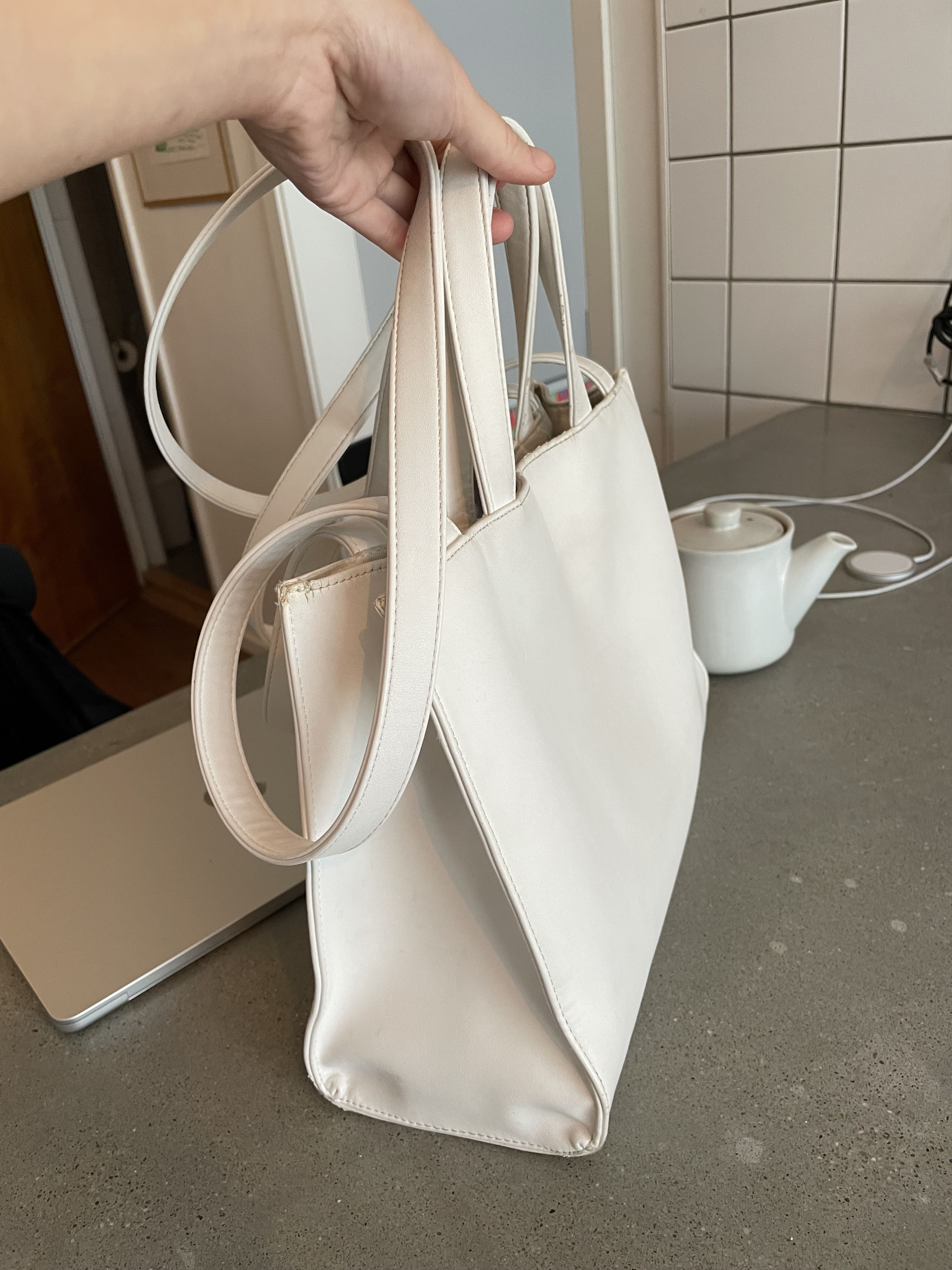 Telfar Medium Shopper White Size ONE SIZE - 3 Thumbnail