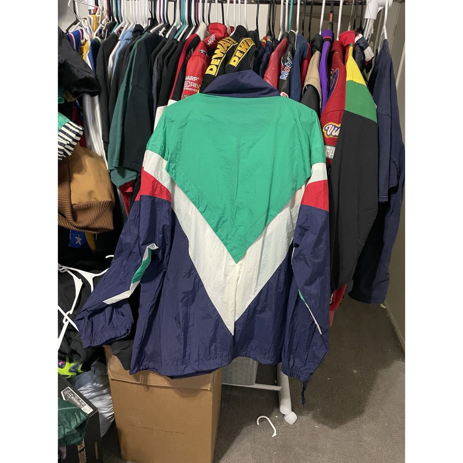 JCPenney Size 2XL- VTG JC Penny Team USA Olympics Nylon Jacket Green Size US XXL / EU 58 / 5 - 2 Thumbnail