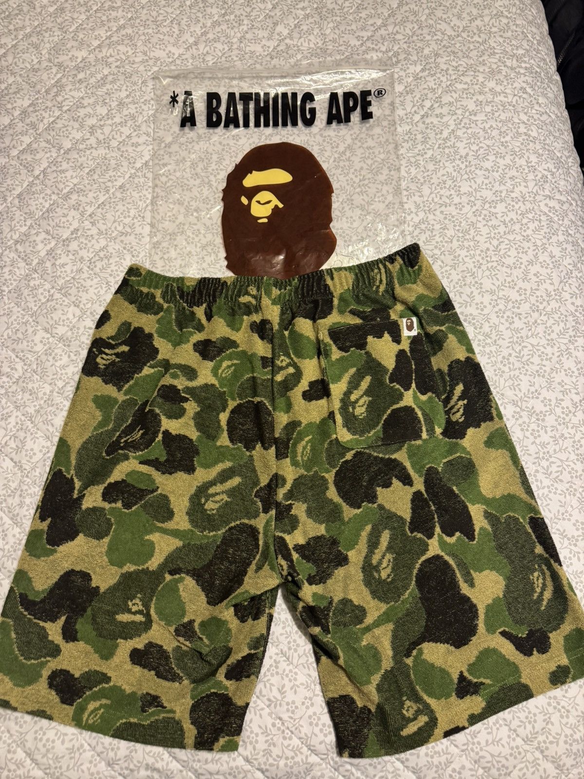 Bape Bape Pile One Camo Shorts Size US 36 / EU 52 - 2 Thumbnail