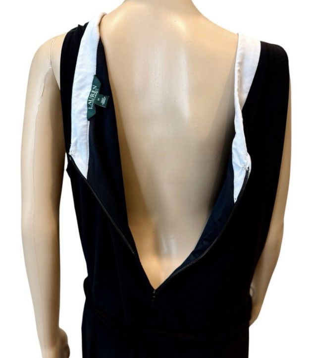 Lauren Ralph Lauren Lauren Ralph Lauren Black Wide Leg Jumpsuit – Size 1X Size 40" / US 18 - 4 Thumbnail