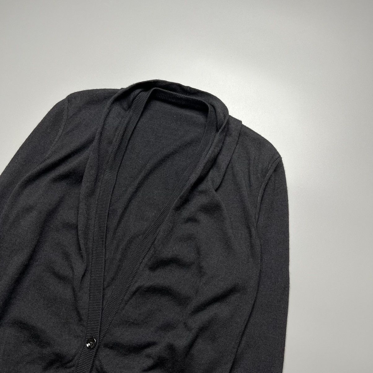 Maison Margiela Maison Margiela - Line 4 Double Collar Wool - Cardigan Size ONE SIZE - 5 Thumbnail