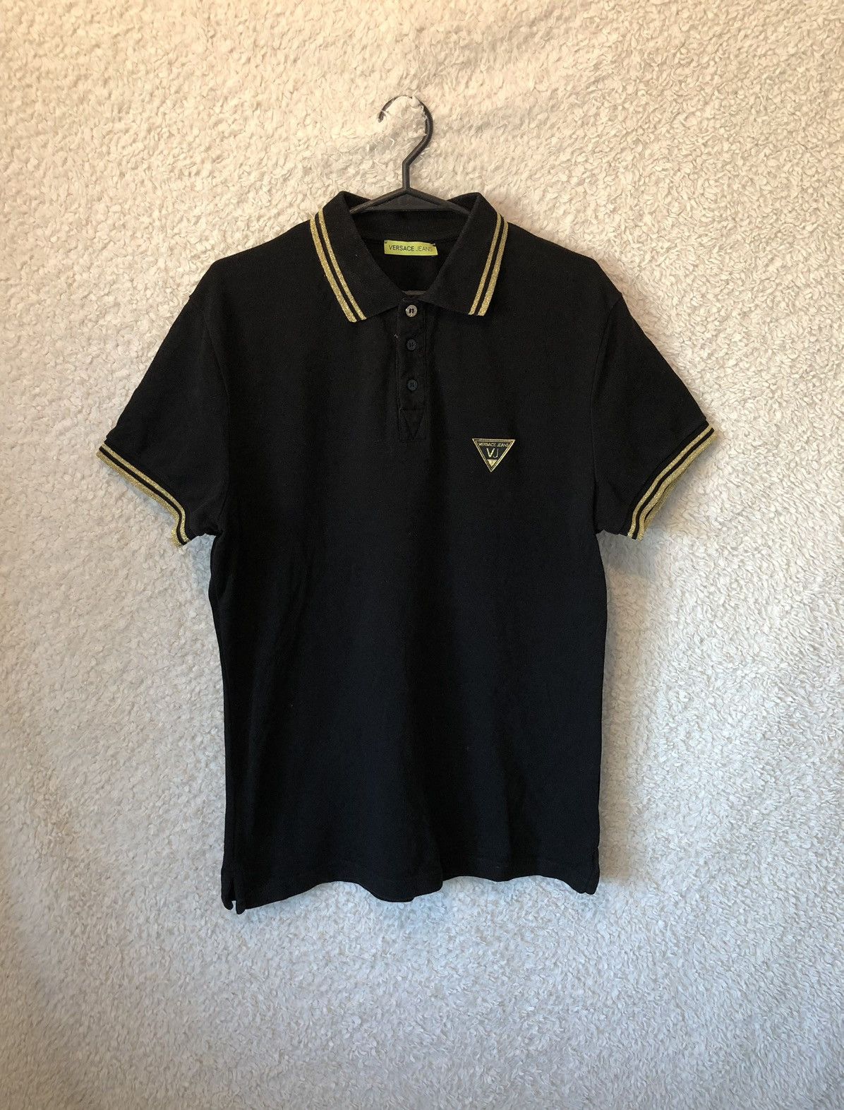 Versace Polo Shirt Versace Jeans Logo Black Size US M / EU 48-50 / 2 - 1 Thumbnail