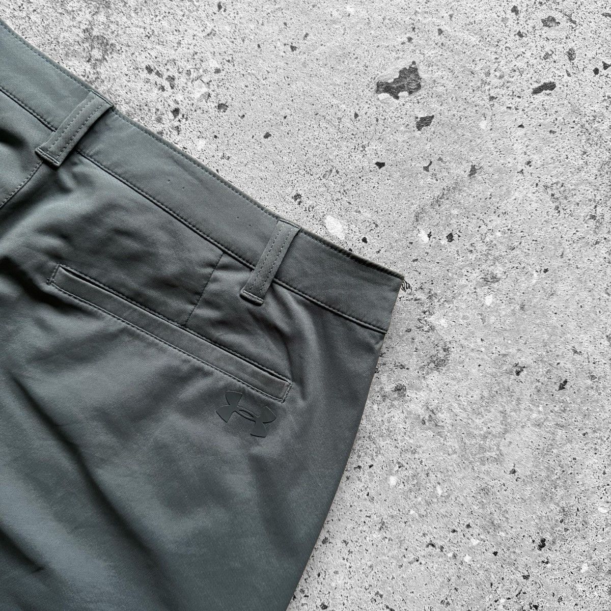 Under Armour Under Armour Mens Gray Performance Pants Logo Zipper Closure Size US 34 / EU 50 - 8 Thumbnail