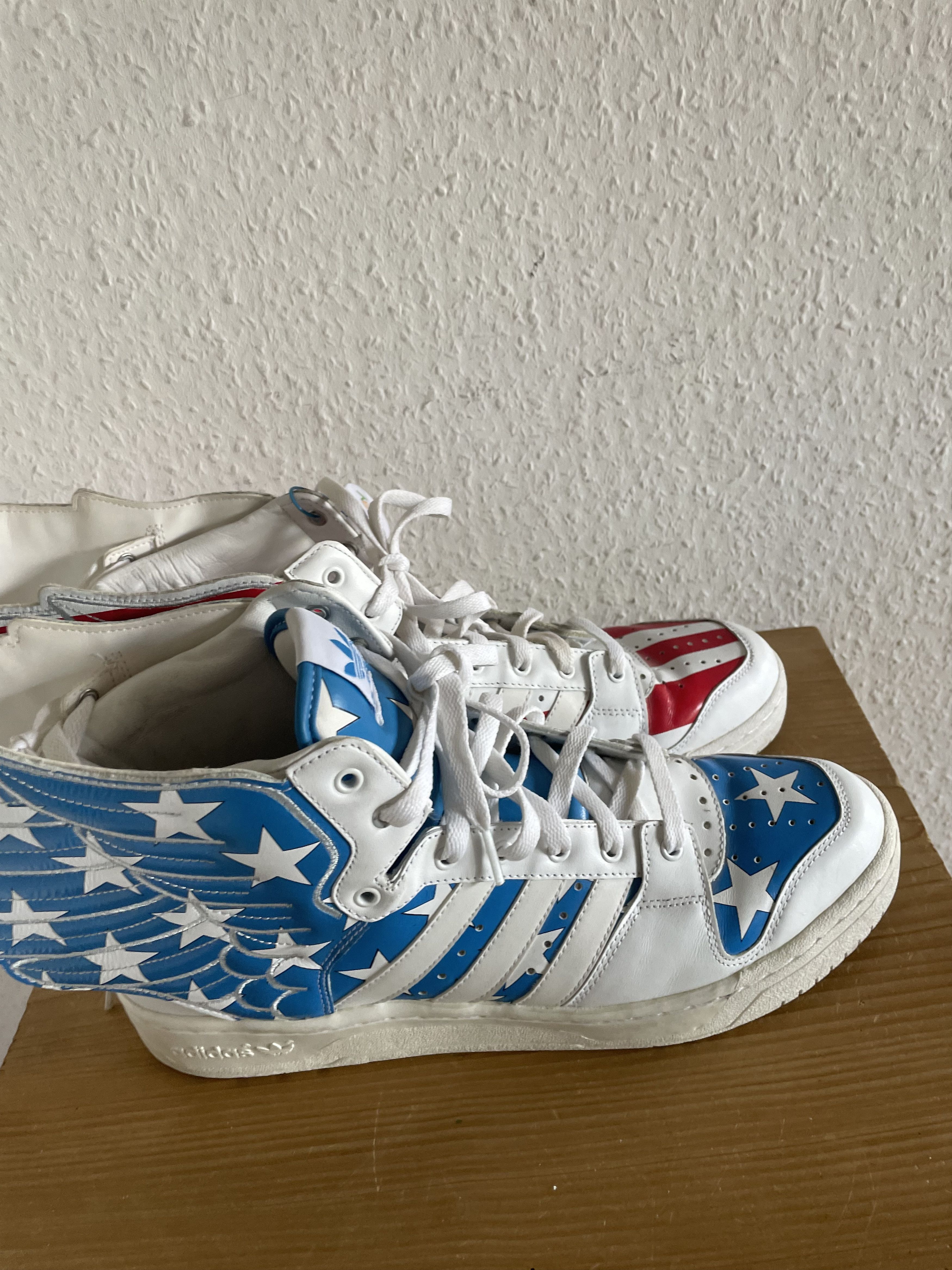 Adidas × Jeremy Scott JS Wings 2.0 USA Stars & Stripes Size US 12.5 / EU 45-46 - 4 Thumbnail