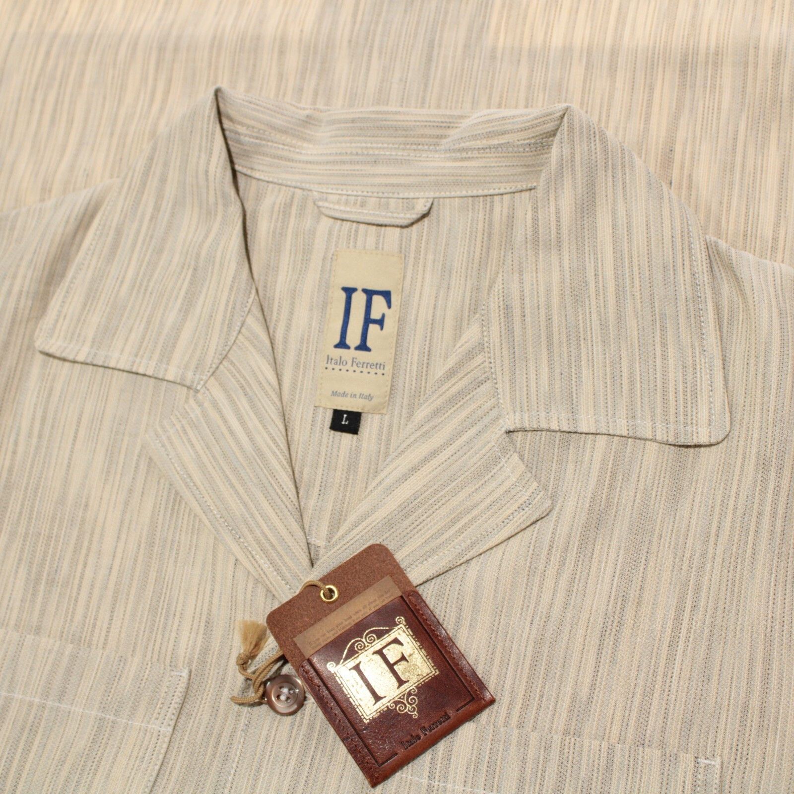 Other Italo Ferretti New with tags Shirt Size L US In Beige Size US L / EU 52-54 / 3 - 1 Thumbnail