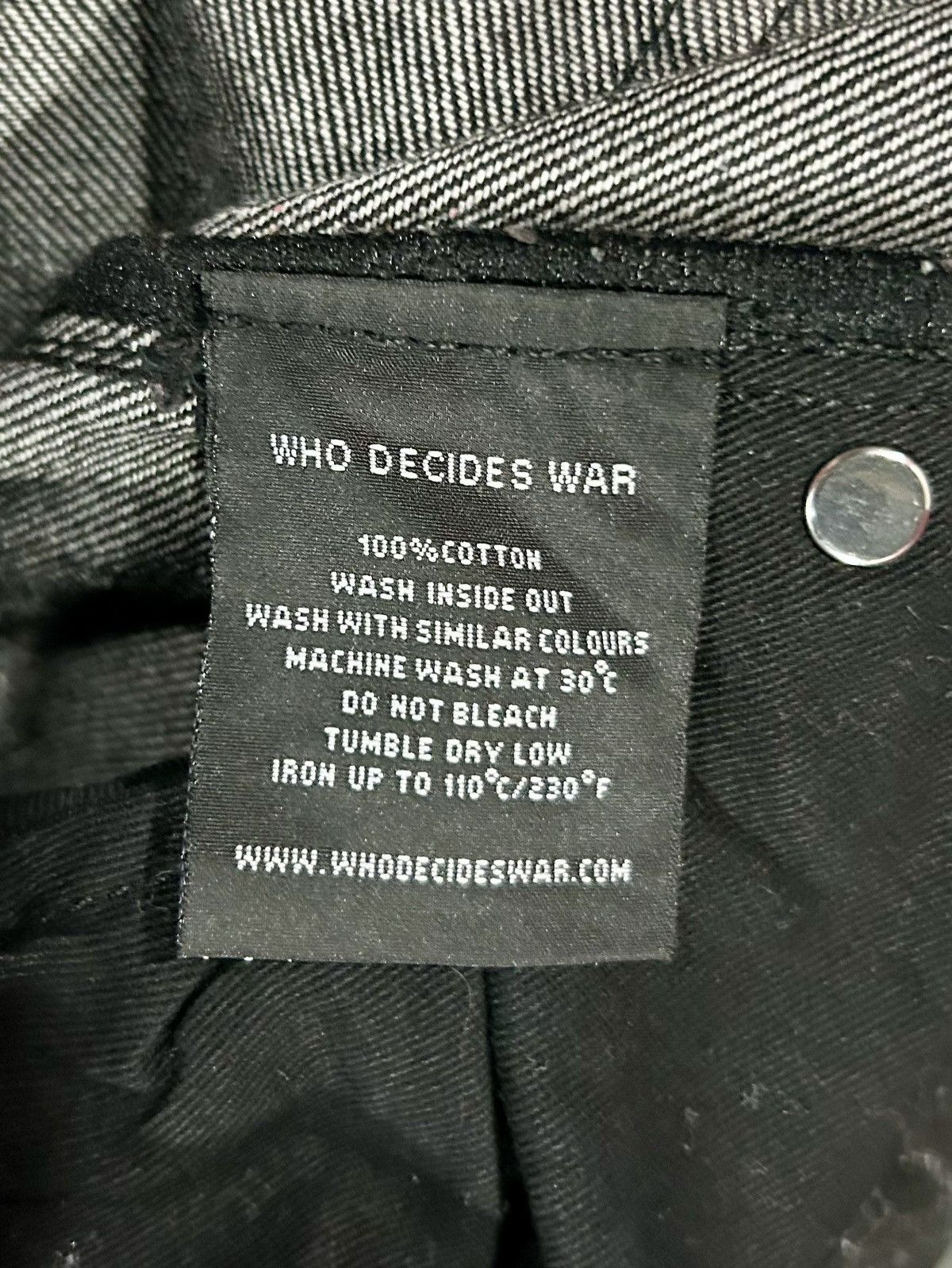 Who Decides War Who Decides War "Scripture" Ultra Flare Distressed Denim Size US 36 / EU 52 - 8 Thumbnail