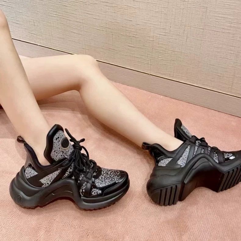Louis Vuitton Louis Vuitton Black Gypsophila Arch Dad Shoes Size US 5 / IT 35 - 1 Thumbnail