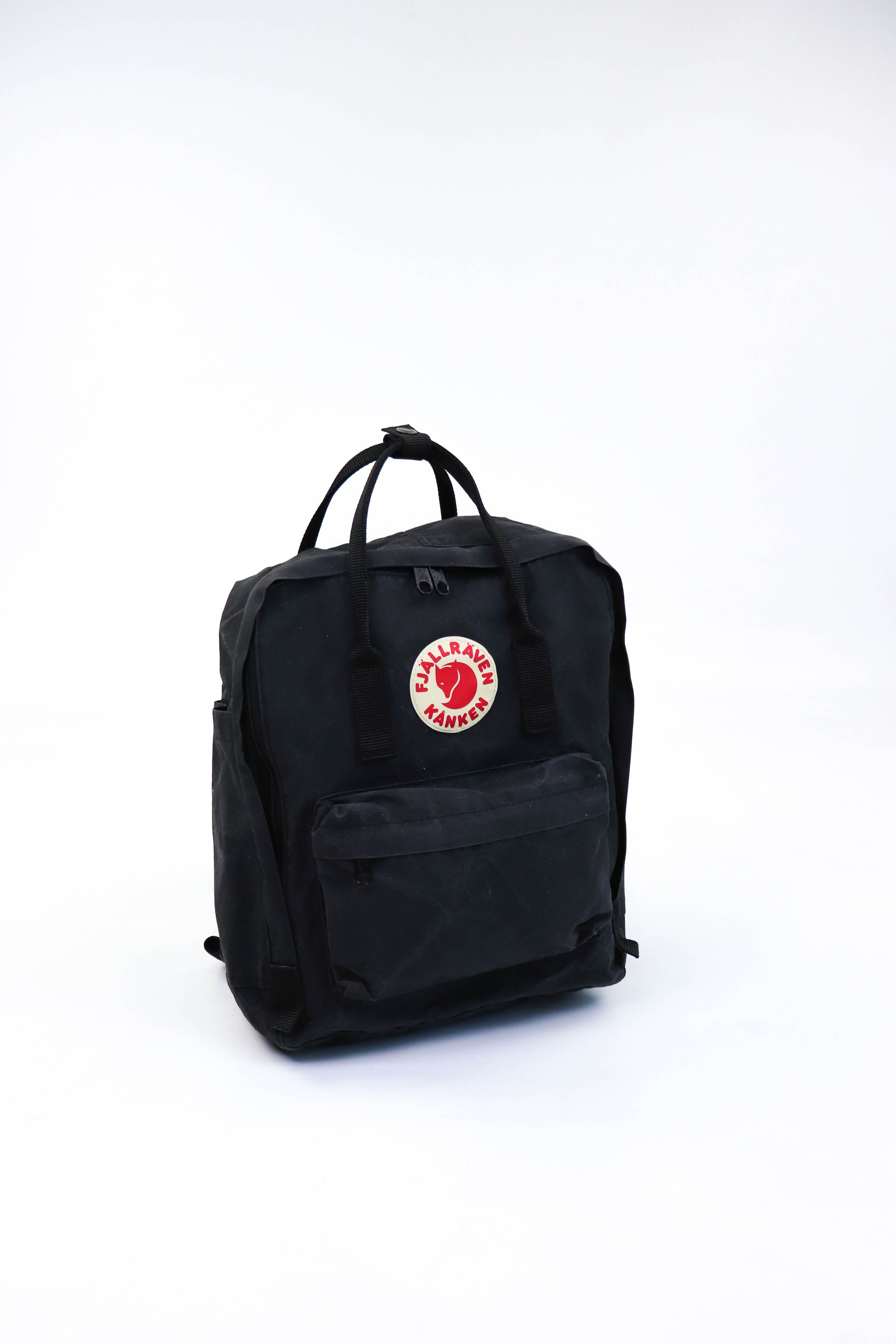 Fjallraven Fjallraven Kanken 16L Black Waxed Backpack Size ONE SIZE - 1 Thumbnail