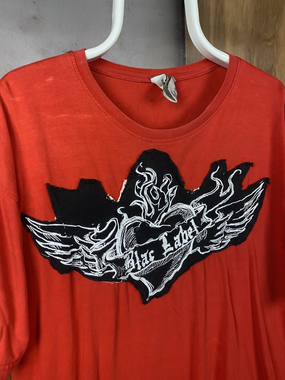 Vintage 🫀Vintage T-Shirt Blac Label Patchwork Rock Band Y2K VTG Tee🫀 Size US XXL / EU 58 / 5 - 4 Thumbnail