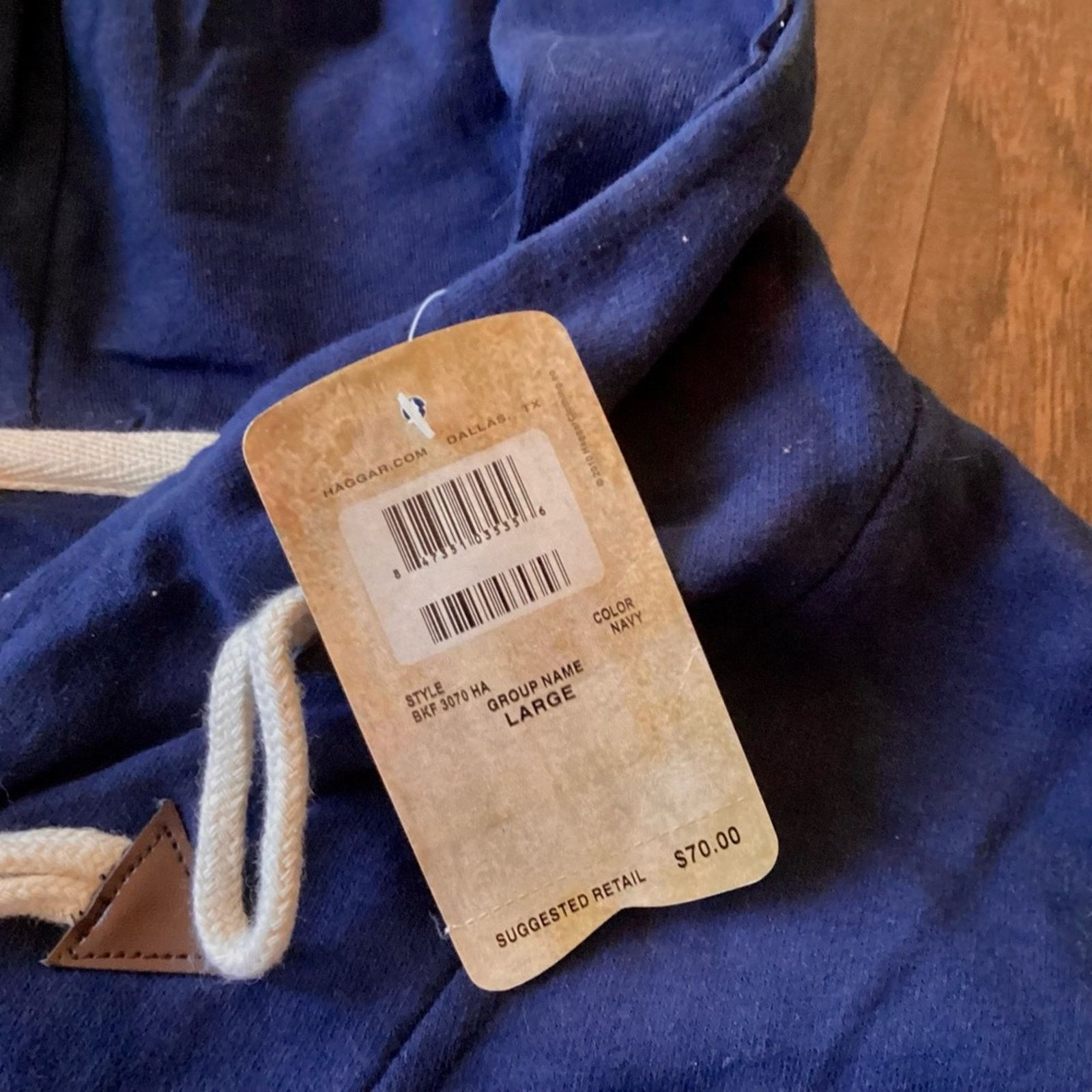 Haggar Haggar Pullover French Terry Fleece Hoodie Sweatshirt Size US L / EU 52-54 / 3 - 2 Thumbnail