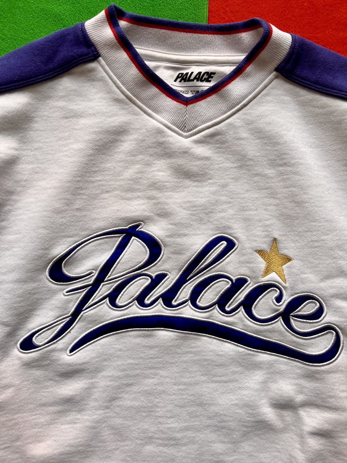 Palace L Palace Skateboards Star Script Crewneck Sweatshirt uk usa Size US L / EU 52-54 / 3 - 3 Thumbnail