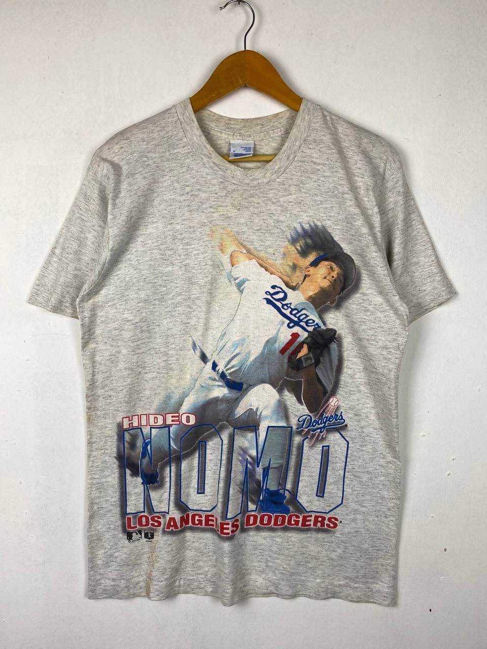 vintage mlb hideo nomo by salem tee