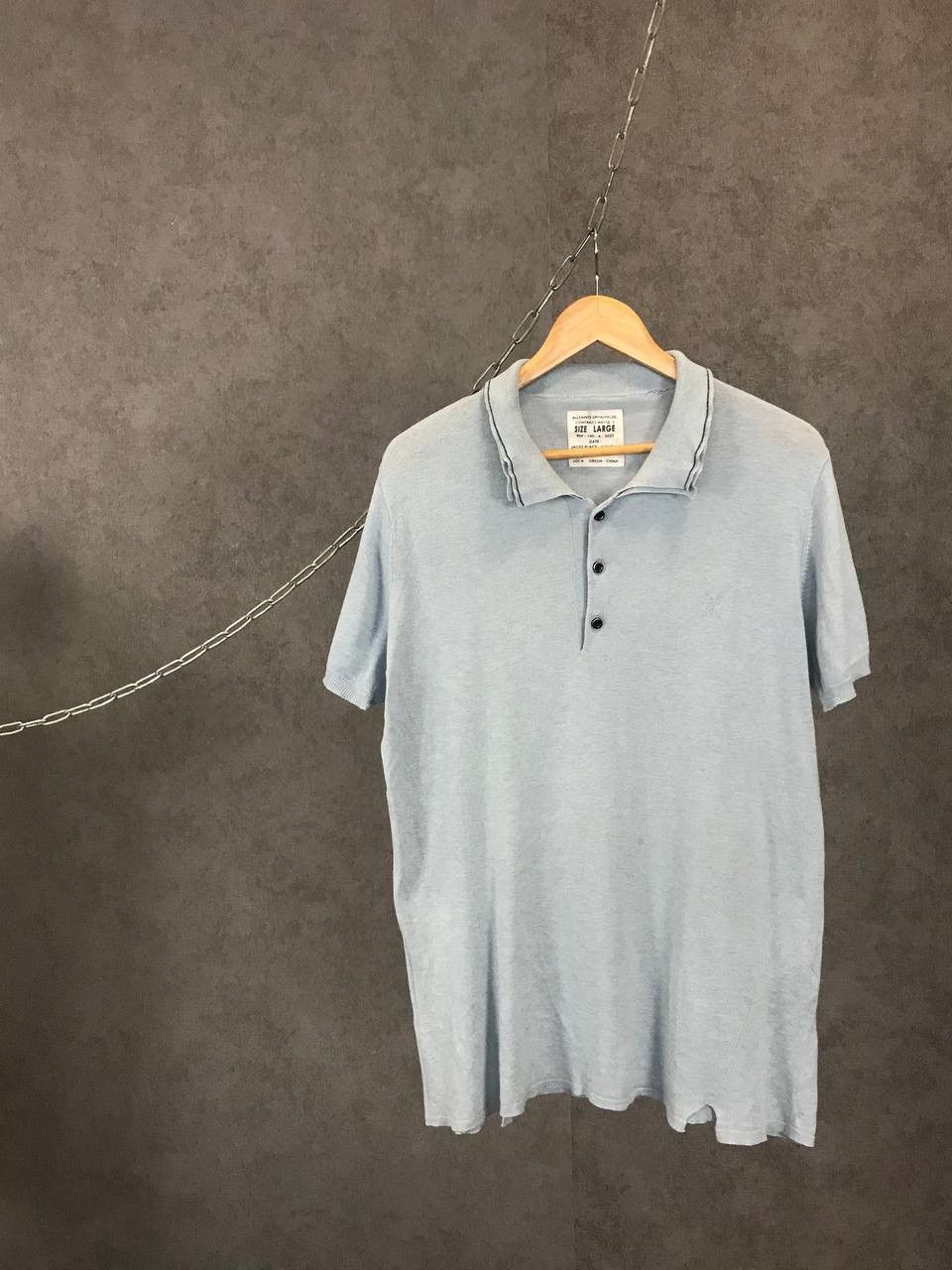 Allsaints Allsaints vintage designer polo tee Size US L / EU 52-54 / 3 - 1 Thumbnail