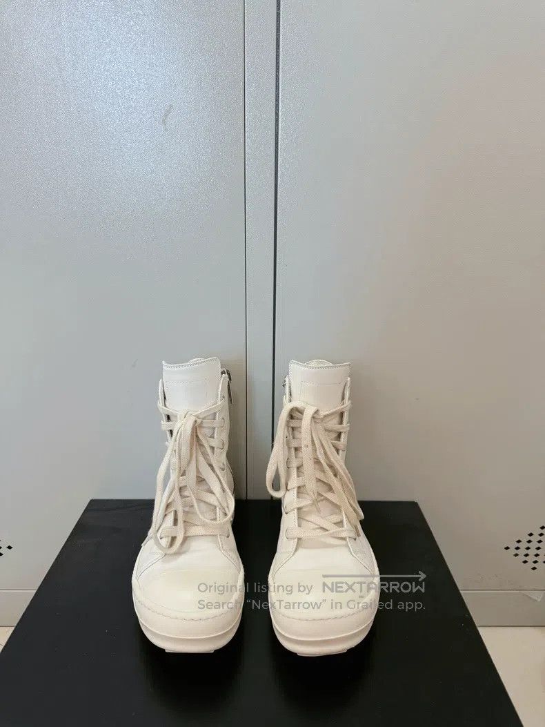 Rick Owens Rick Owens Pure white milk Converse Size US 5 / EU 37 - 2 Thumbnail