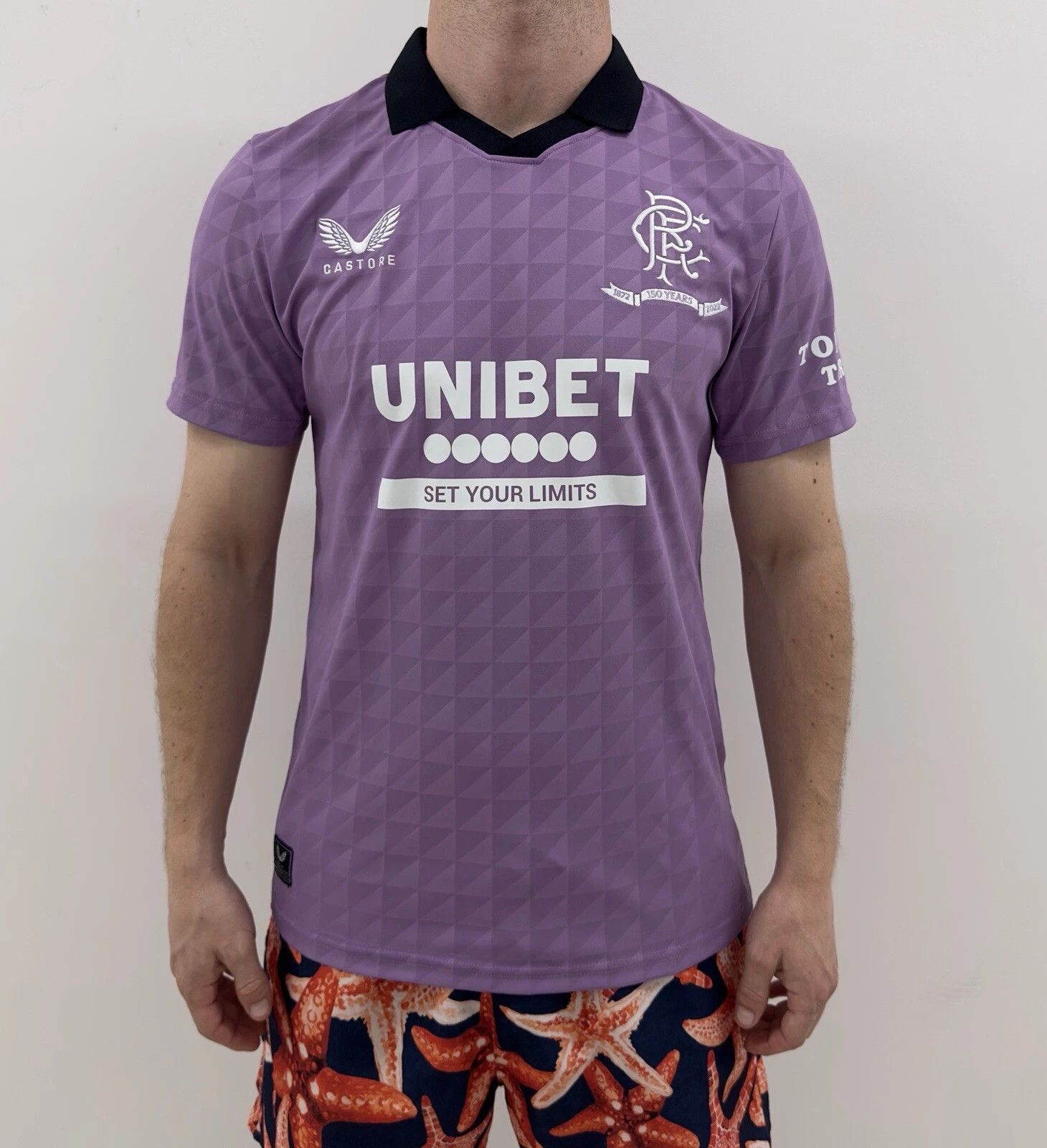 Castore Rangers 2021 2022 Third Jersey Soccer Football Anniversary Size US S / EU 44-46 / 1 - 1 Thumbnail