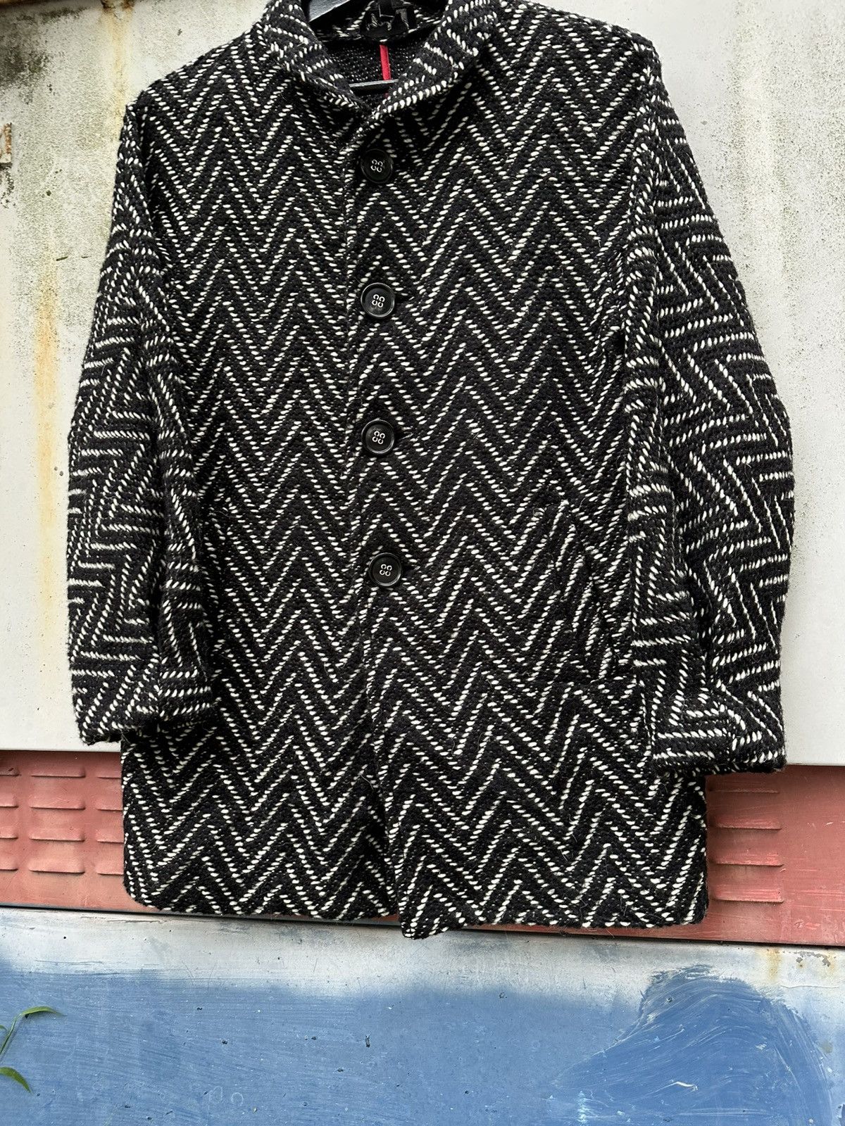agnes b. 👹Agnes.B Paris Wool Jacket Made In Japan(Woman) Size US S / EU 44-46 / 1 - 7 Thumbnail