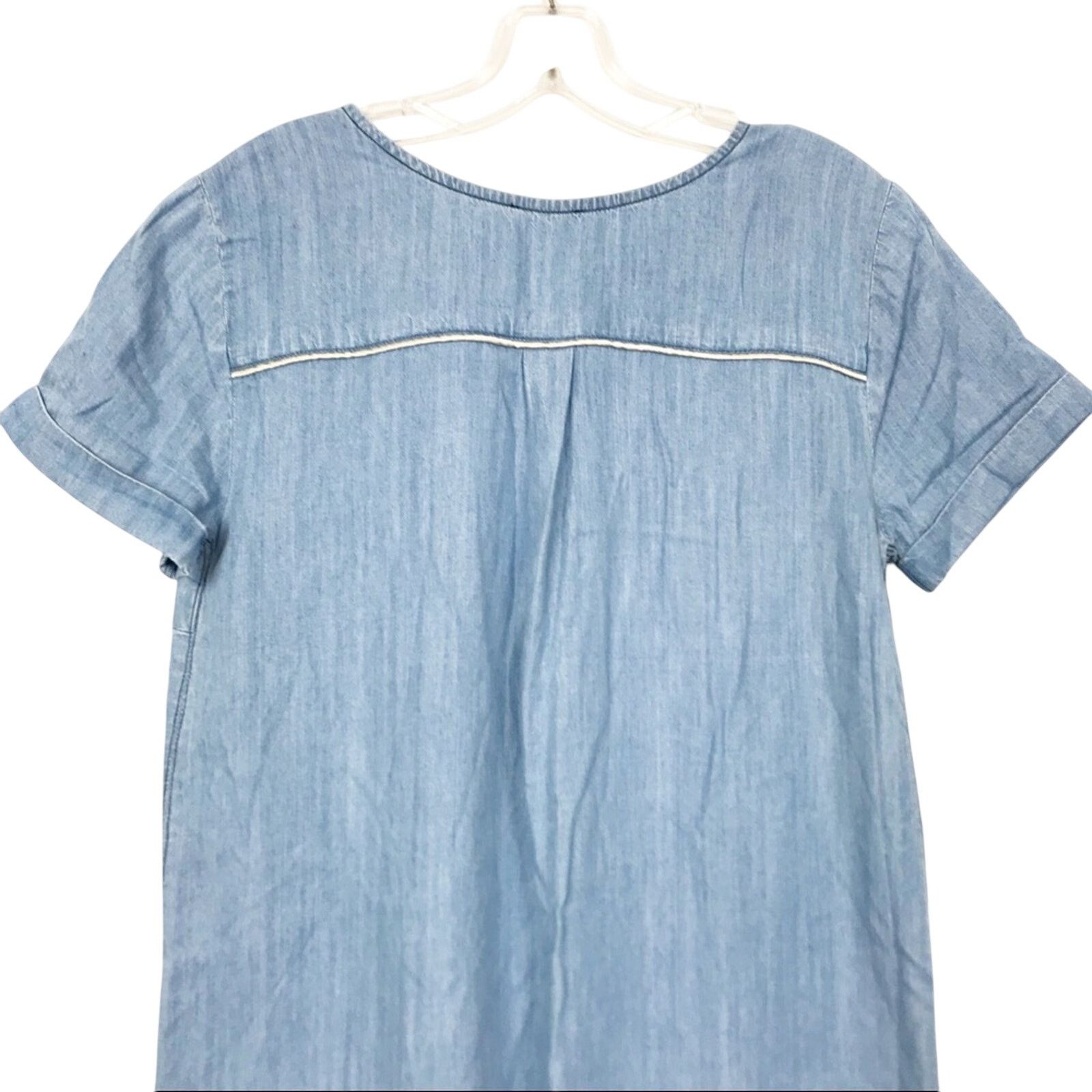 Other Venus Chambray Short Sleeve Dress Size S / US 4 / IT 40 - 7 Thumbnail