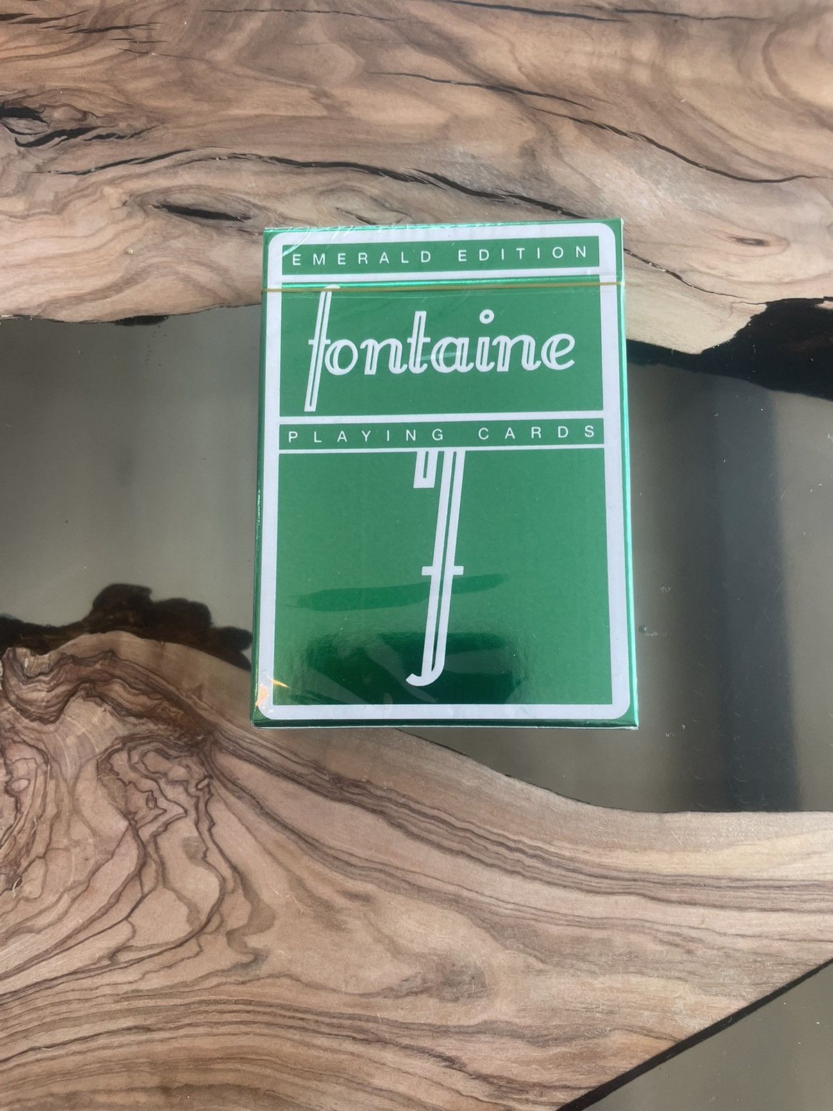 Bicycle FONTAINE LIMITED EMERALD FOIL - SINGLE DECK PLAYING CARDS Size ONE SIZE - 1 Thumbnail
