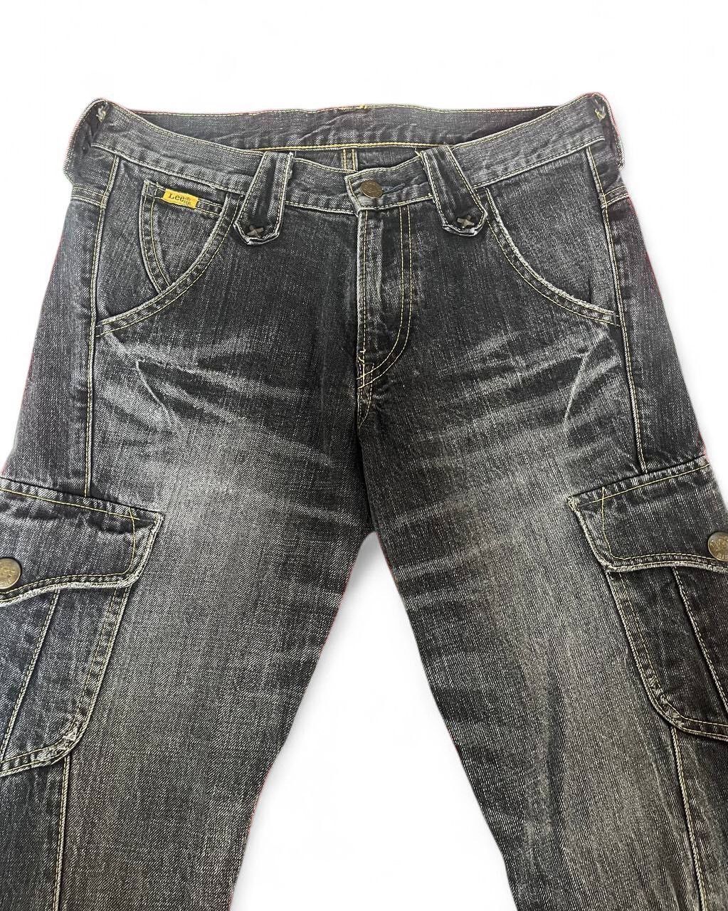 If Six Was Nine Flare jeans Lee multipocket cargo distressed denim twist leg Size US 30 / EU 46 - 3 Thumbnail