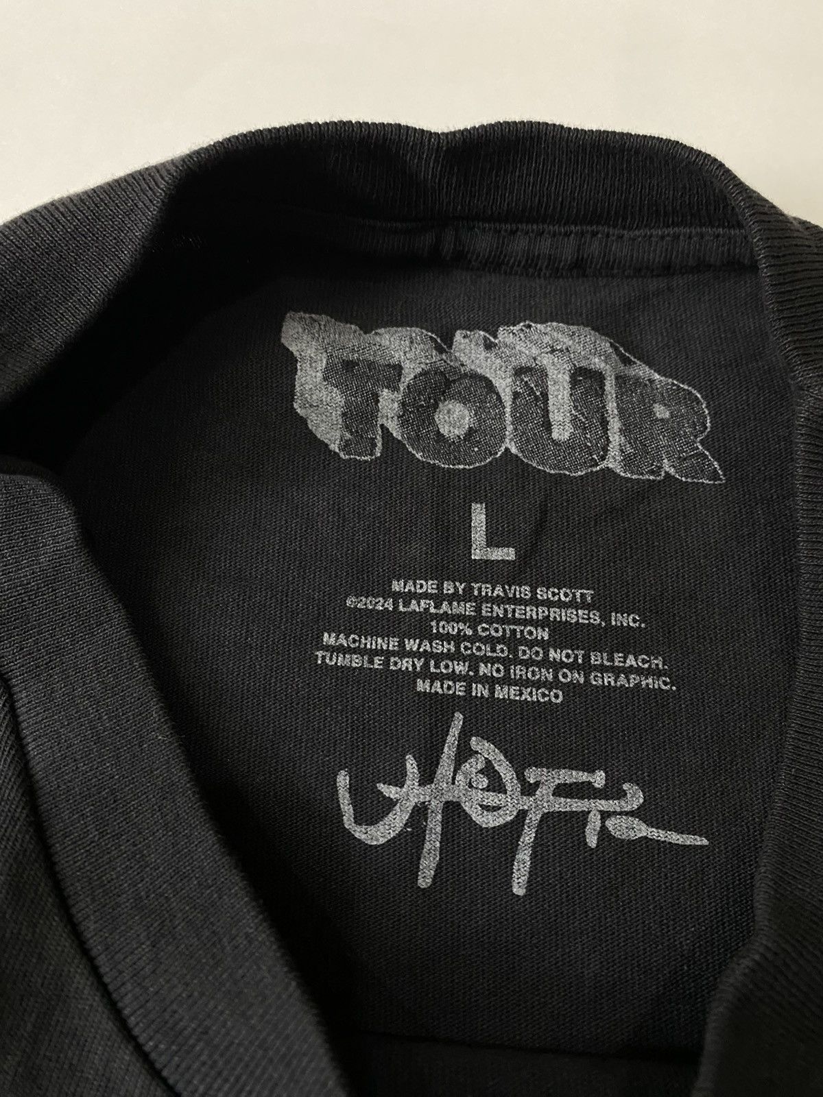 Band Tees × Travis Scott TRAVIS SCOTT UTOPIA TEE. Size US L / EU 52-54 / 3 - 11 Thumbnail
