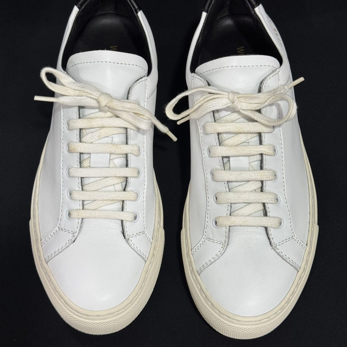Common Projects Common Projects Women’s Achilles Low – White/Black Size US 5 / IT 35 - 7 Thumbnail